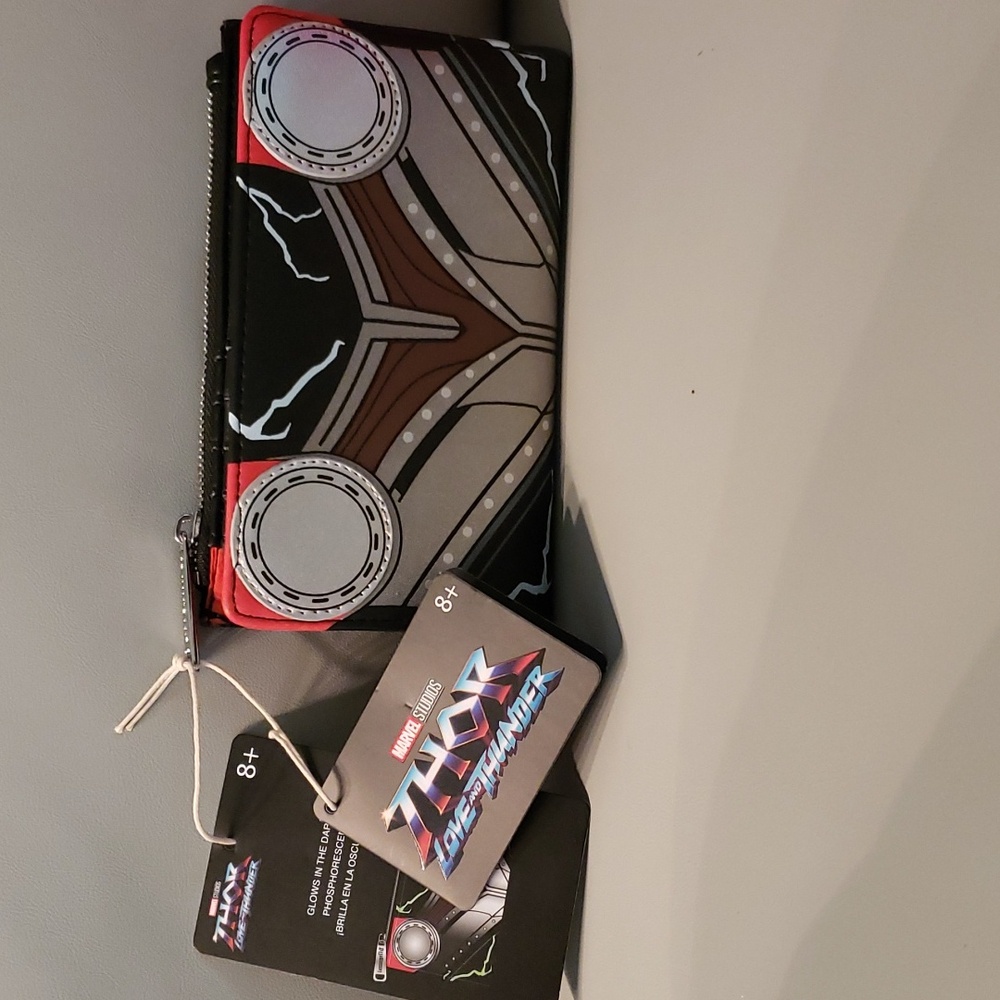 THOR loungefly flap wallet NWT